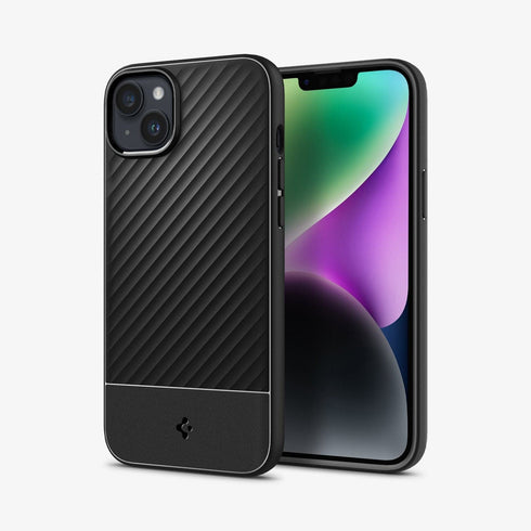 ACS04634 - iPhone 14 Pro Max Case Core Armor in matte black showing the back